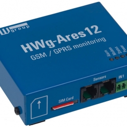 HWg-Ares12 T set SMS in email javljanje temperature in vlažnosti