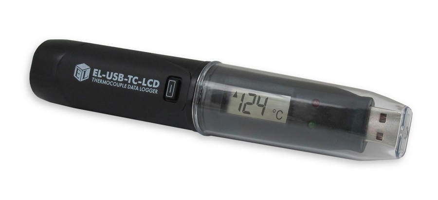 EL-USB-TC-LCD   USB datalogger s termočlenom K, T ali J in LCD d