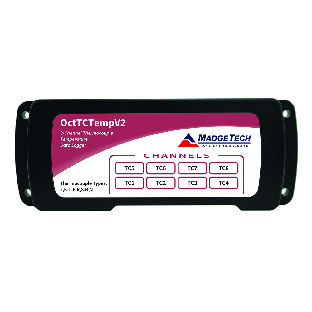 OctTempV2 8 Channel Thermocouple based Temperature Recorder