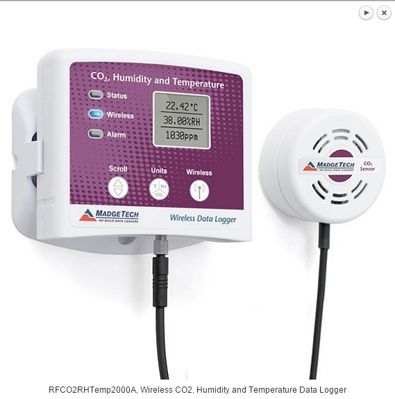 RFCO2RHTemp2000A Merilni sistem CO2, vlago in temperaturo