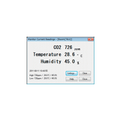 TR-76Ui Datalogger CO2 temperatura in vlaga