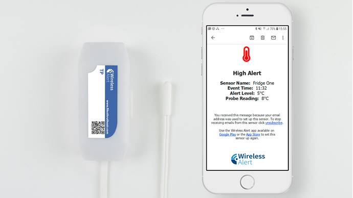 Wireless Alert TP merilnik temperature