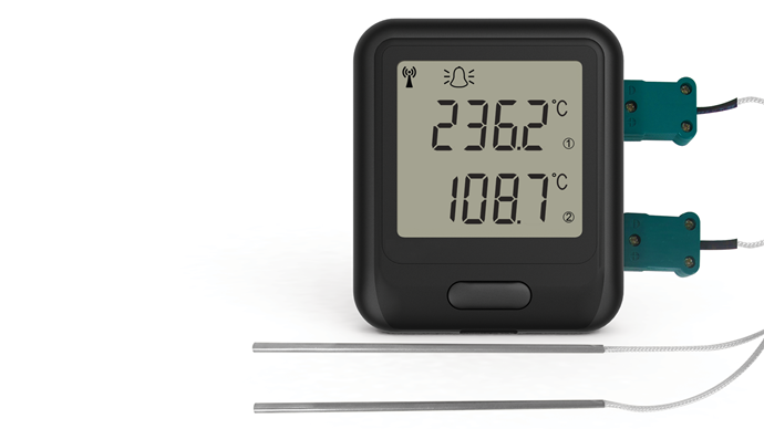 EL-WiFi-21CFR-DTC Brezžični datalogger temperature z dvojno sond