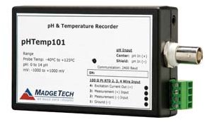 pHTemp101 pH and temperature recorder