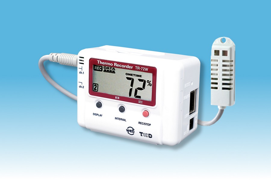 TR-72fw Temperature and Humidity Data Logger for Cloud Storage